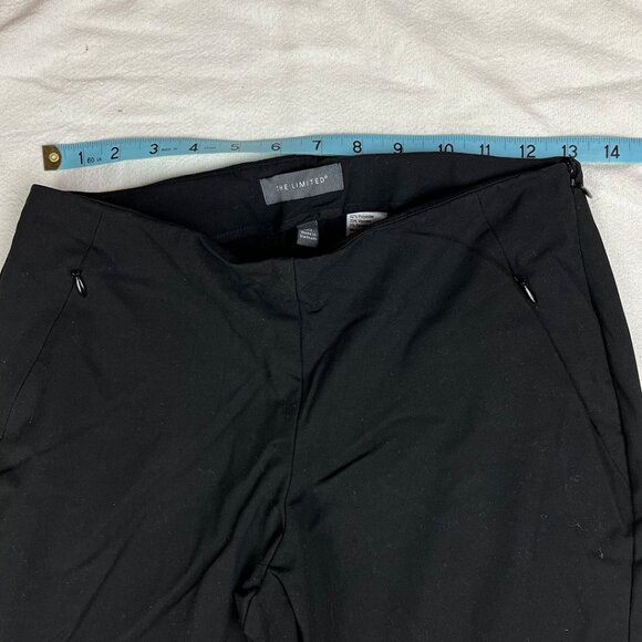 The Limited Black Leggings Size 00 Stretch Mid Rise Skinny Slim Pockets Athletic - Picture 11 of 13